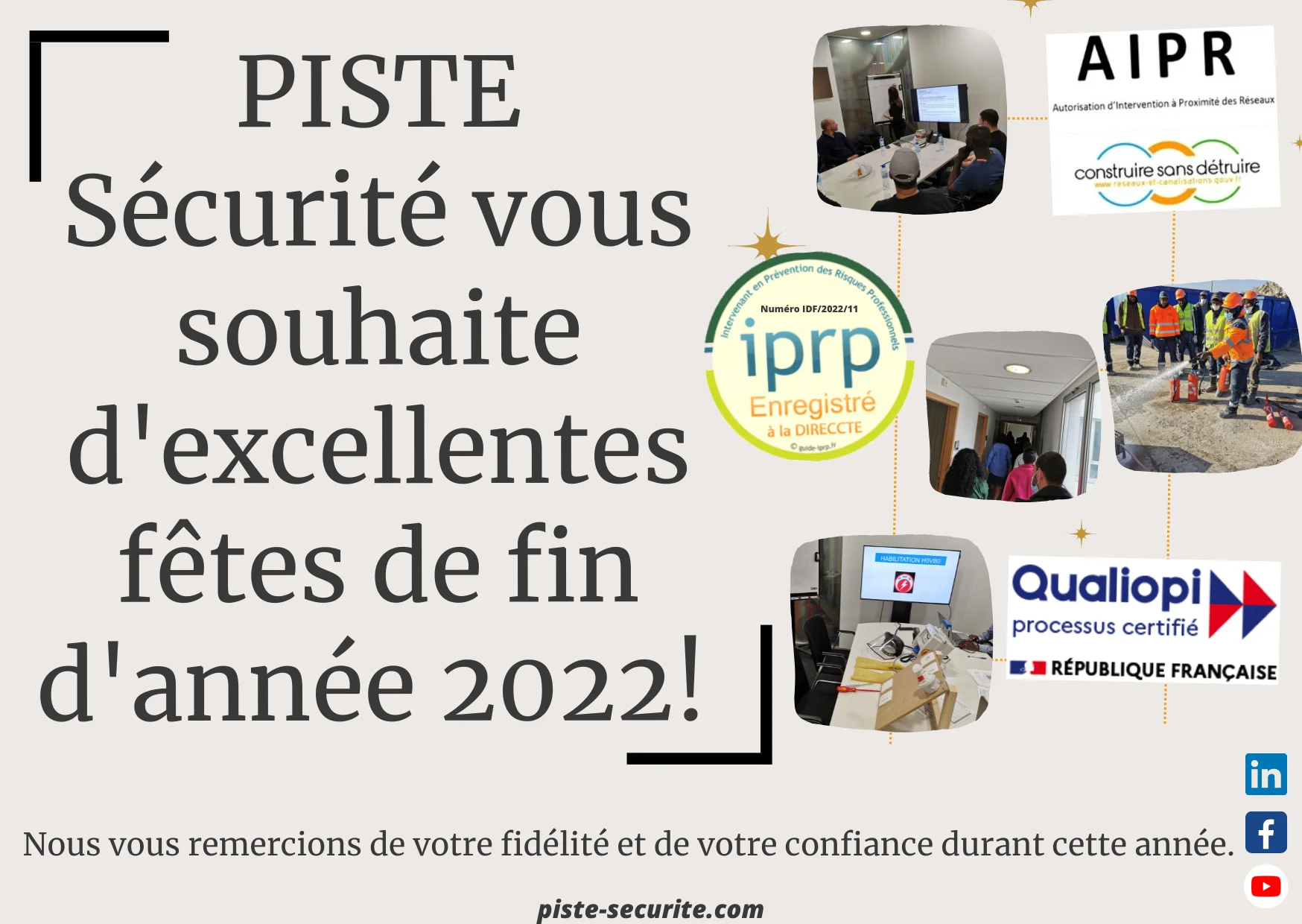 Excellentes fêtes de fin d’année 2022 !